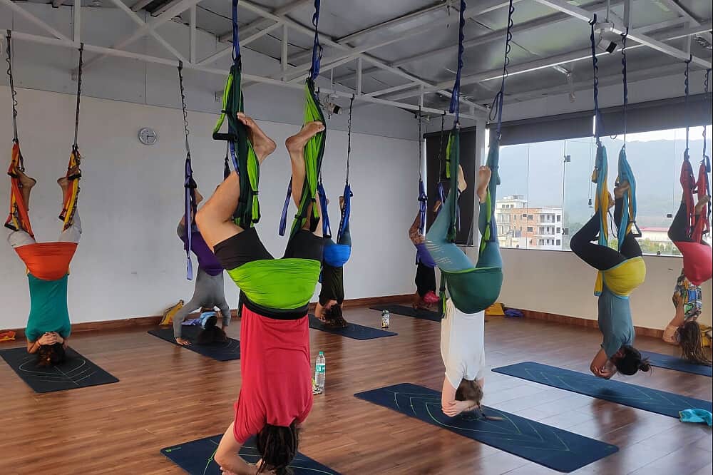 7 Day 50 Hour Aerial Yoga Teacher Training YACEP Course in India 5