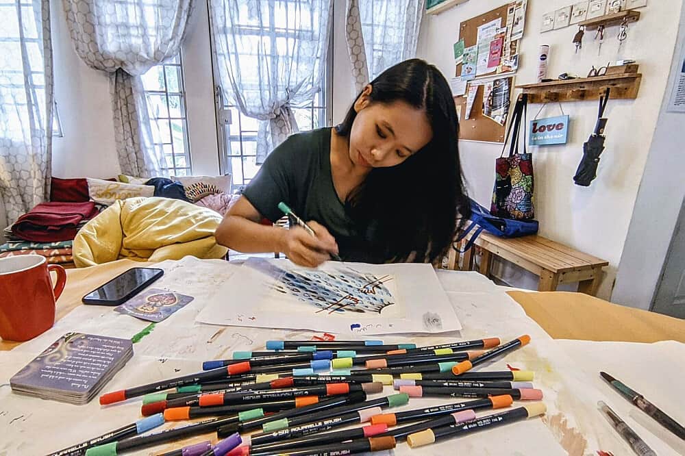 8 Day Solo Intuitive Painting Retreat in Subang Jaya, Malaysia 5