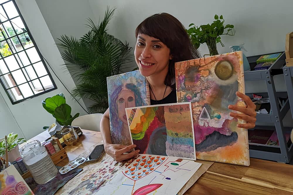 8 Day Solo Intuitive Painting Retreat in Subang Jaya, Malaysia 2