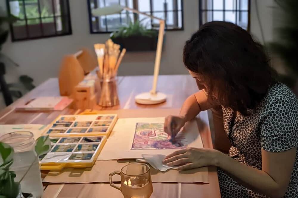 8 Day Solo Intuitive Painting Retreat in Subang Jaya, Malaysia 3