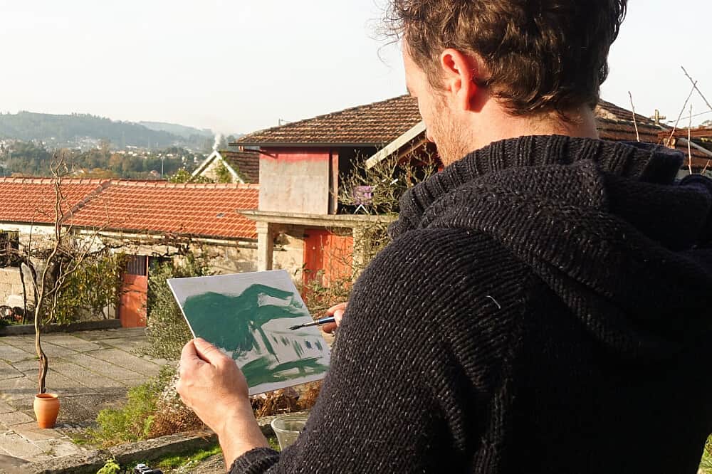 7 Day Acrylic Landscape Painting Retreat in Porto, Portugal 6