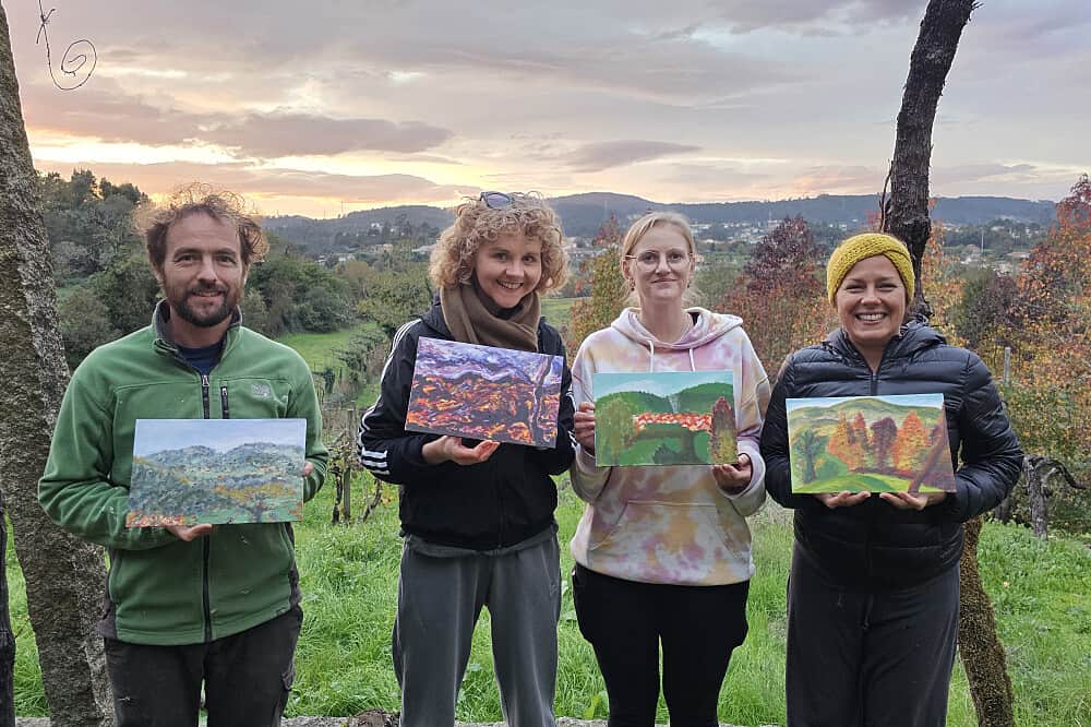 7 Day Acrylic Landscape Painting Retreat in Porto, Portugal 3