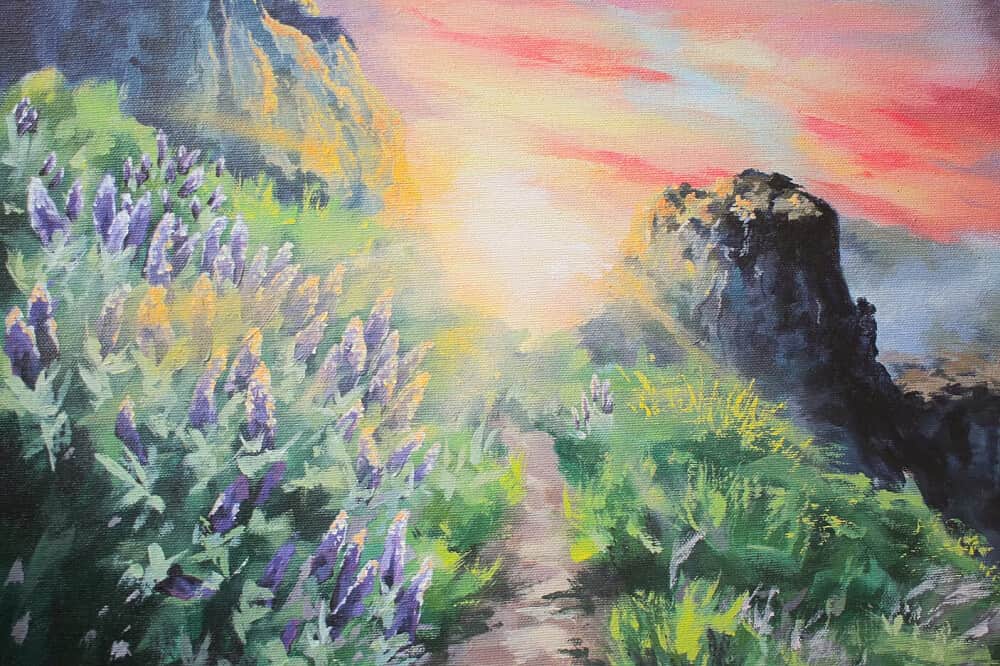 3 Day Dawn to Dusk - Acrylic Landscape Painting Retreat, Portugal 6