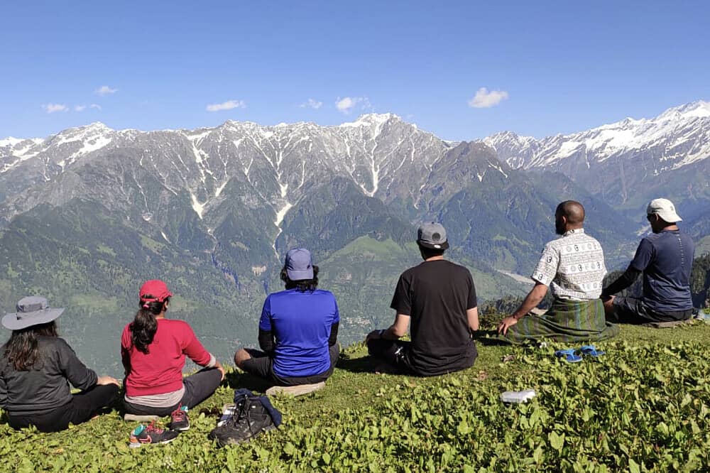 5 Day Yoga Retreat with Bhrigu Lake Trek in the Himalayas, India
