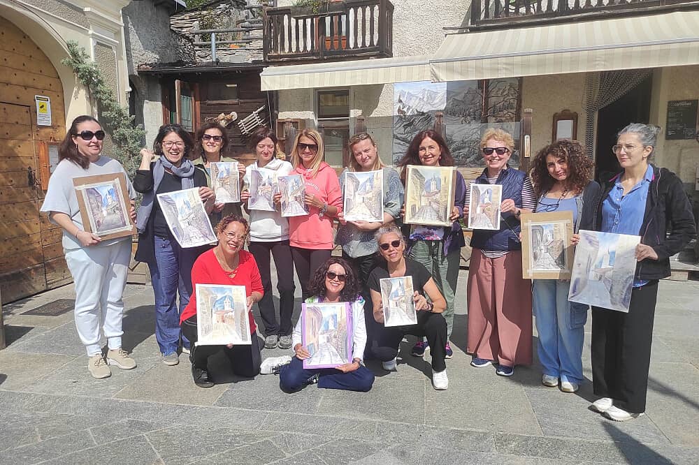8 Day Come to the Magic: Watercolor in Rivoli, Italy