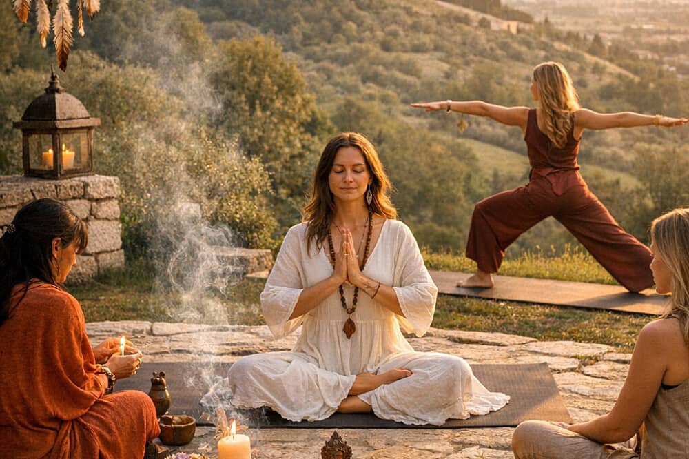 4 Day Sacred Summer Rituals Retreat & Yoga Stargate Flow, Assisi