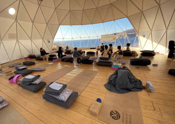 Yoga and Freediving in Greece 3