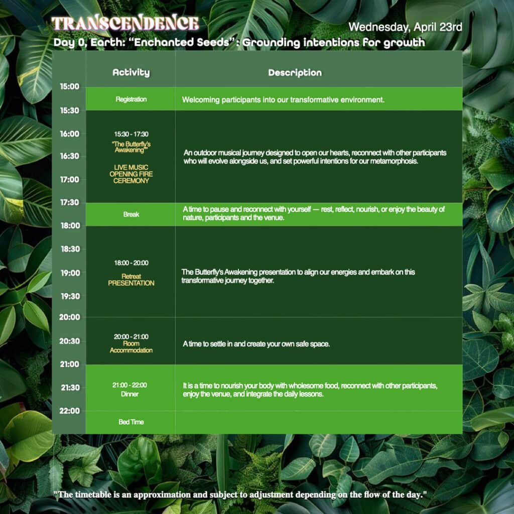 Transcendence Retreats 2